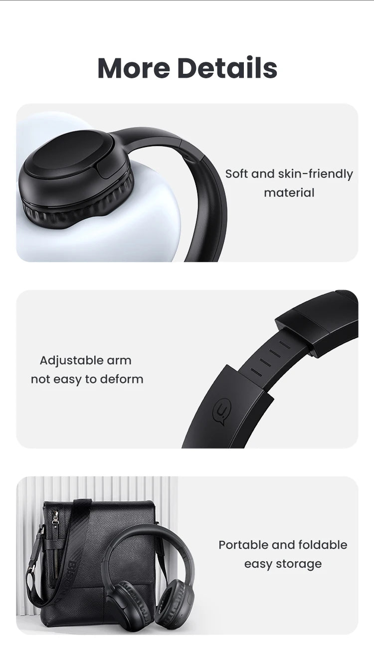 USAMS 40-Hour Wireless Earphones